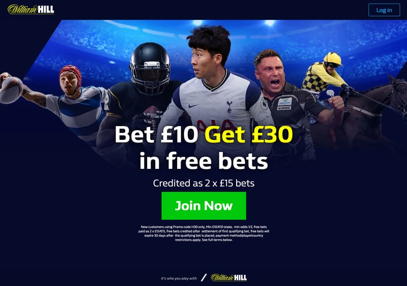 william hill free bet offer